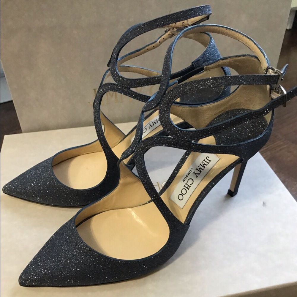 Jimmy Choo Lancer Blue 85mm